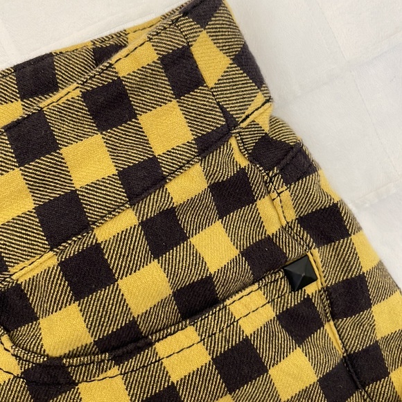 π―π΅ Moussy Japan ππ€π plaid gingham checkers extra short shorts Y2K - Picture 5 of 5